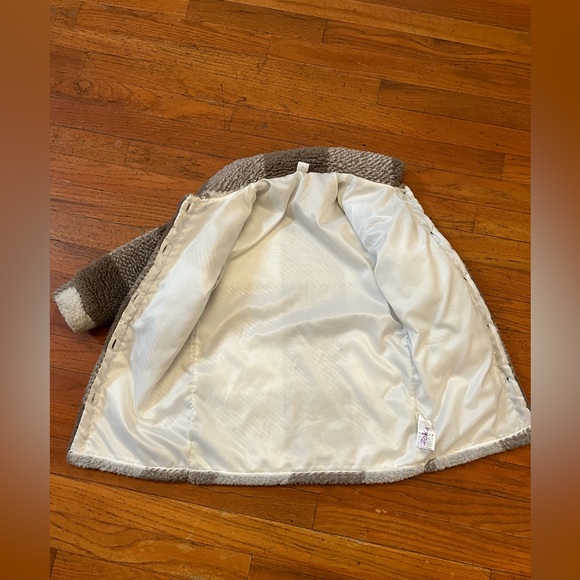 Shein Kids Plaid Flannel Lightweight Brown Jacket with Pockets Size 5Y - Picture 4 of 7